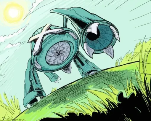 Metagross pokemon art Diamond Paintings