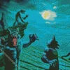Night black werewolves Diamond Paintings