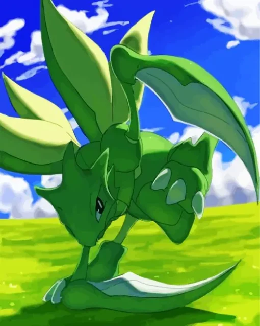 Scyther pokemon Diamond Paintings