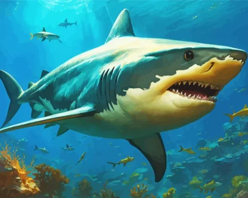 The Great White Shark Diamond Paintings