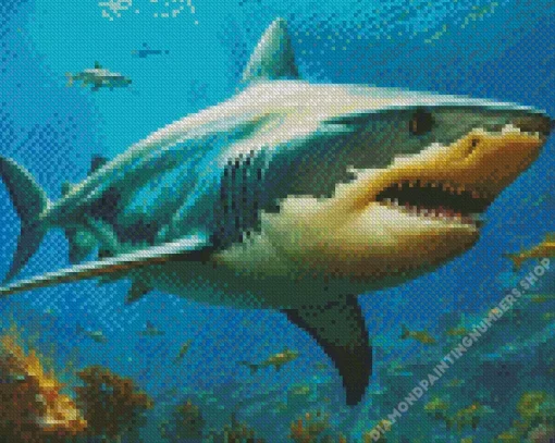 The Great White Shark Diamond Paintings
