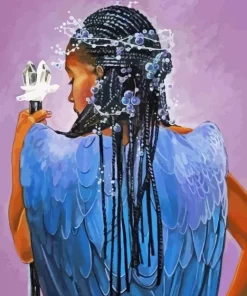 black warrior angel Diamond Paintings