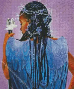 black warrior angel Diamond Paintings