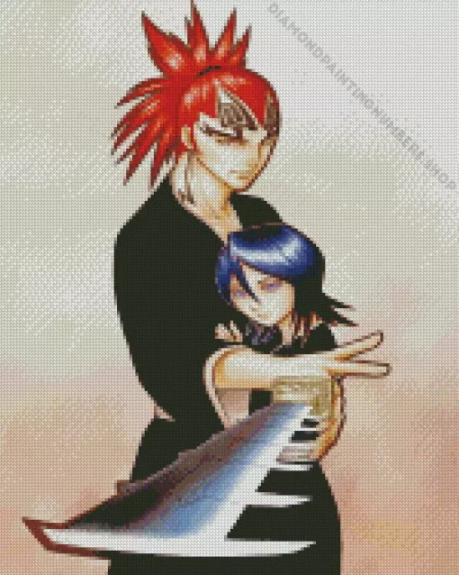 bleach rukia and her husband Diamond Paintings