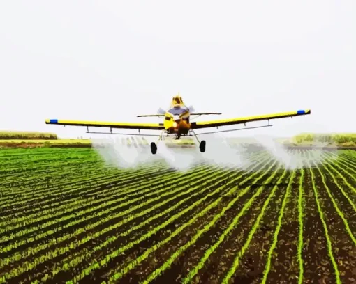 crop duster aiplane Diamond Paintings