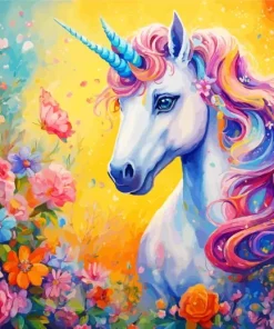 cute fabulous unicorn Diamond Paints