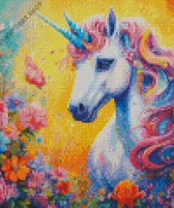 cute fabulous unicorn Diamond Paints