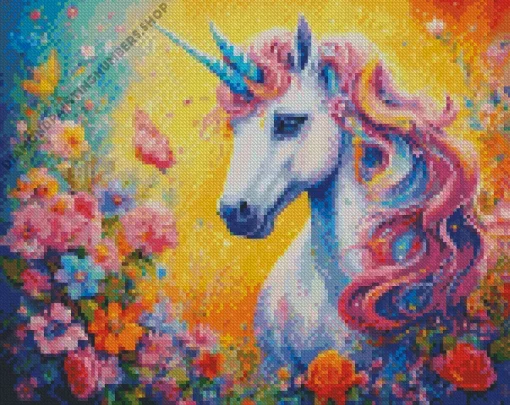 cute fabulous unicorn Diamond Paints