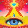 eye art trippy Diamond Paintings