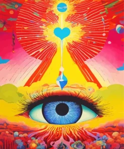 eye art trippy Diamond Paintings