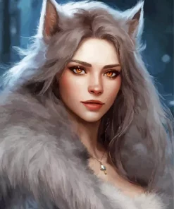 female warewolf Diamond Paintings