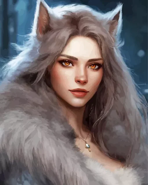 female warewolf Diamond Paintings