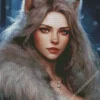 female warewolf Diamond Paintings