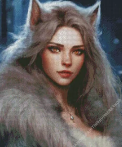 female warewolf Diamond Paintings