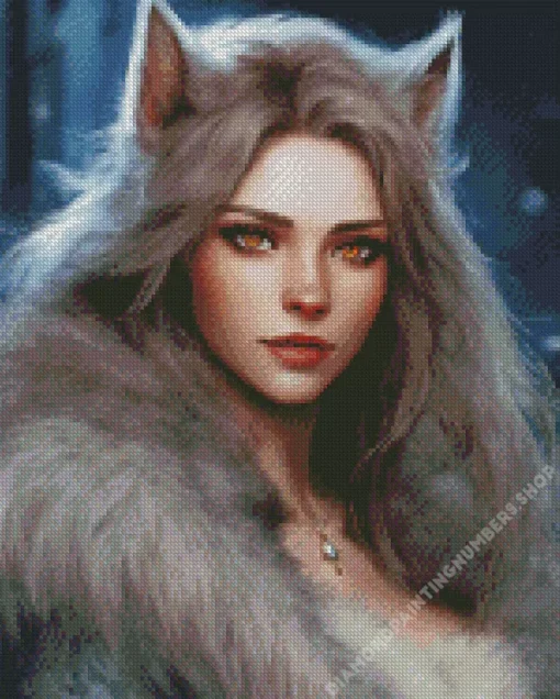 female warewolf Diamond Paintings