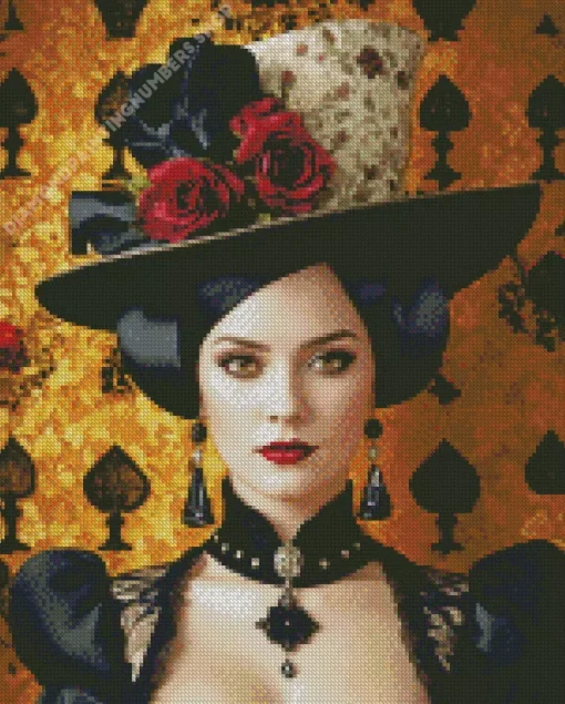 gorgeous female victorian steampunk Diamond Paintings