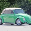 green vw bug convertible car Diamond Paintings