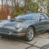 grey 2003 ford thunderbird Diamond Paintings