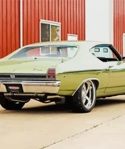olive green 1969 chevelle Diamond Paintings