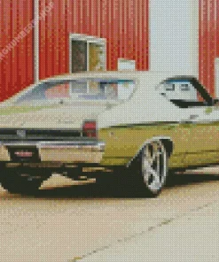 olive green 1969 chevelle Diamond Paintings