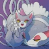 pokemon Glameow art Diamond Paints