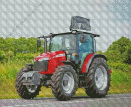 red ferguson tractor art Diamond Paintings
