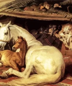 the arab tent by Edwin Landseer Diamond Paintings