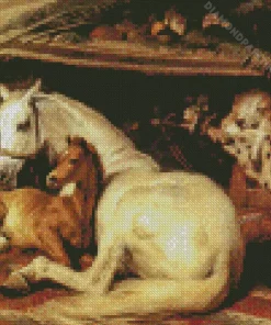the arab tent by Edwin Landseer Diamond Paintings