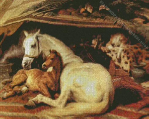 the arab tent by Edwin Landseer Diamond Paintings