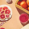 Blood Orange art Diamond Paints