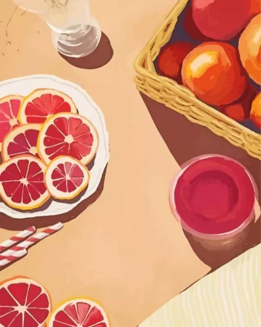 Blood Orange art Diamond Paints