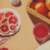 Blood Orange art Diamond Paints