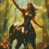 Fantasy blonde centaur Diamond By Numbers