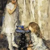 Girls Blowing Bubble Art Diamond Paintings