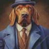 Mr bloodhound Diamond With Numbers