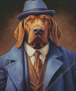 Mr bloodhound Diamond With Numbers