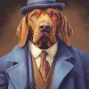 Mr bloodhound Diamond With Numbers