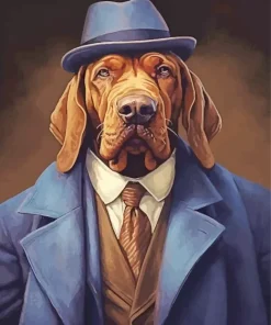 Mr bloodhound Diamond With Numbers