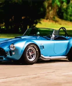 Shelby blue ac cobra Diamond With Numbers