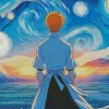 Starry Night bleach anime ichigo Diamond Paintings