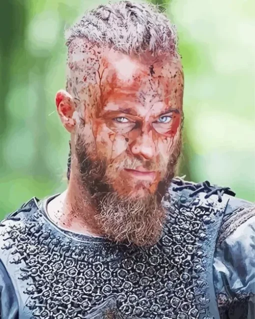 Vikings bloody ragnar Diamond Paintings