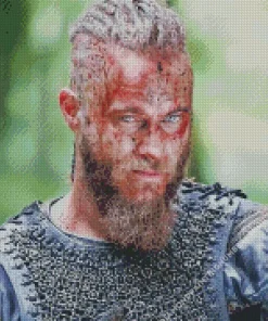 Vikings bloody ragnar Diamond Paintings
