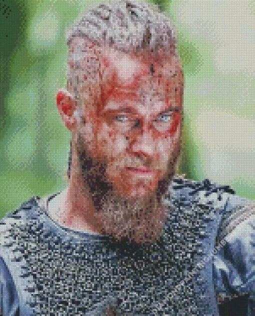 Vikings bloody ragnar Diamond Paintings