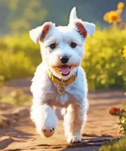 White affenpinscher Diamond Paintings