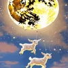 adorable white goats Diamond With Numbers