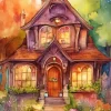 aesthetic fantasy cottage Diamond Paints
