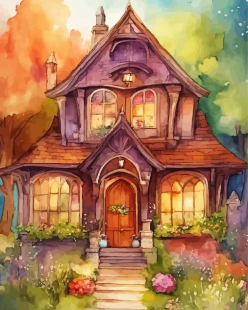 aesthetic fantasy cottage Diamond Paints