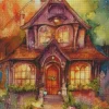 aesthetic fantasy cottage Diamond Paints