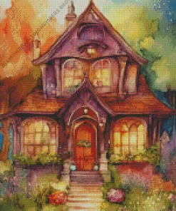 aesthetic fantasy cottage Diamond Paints