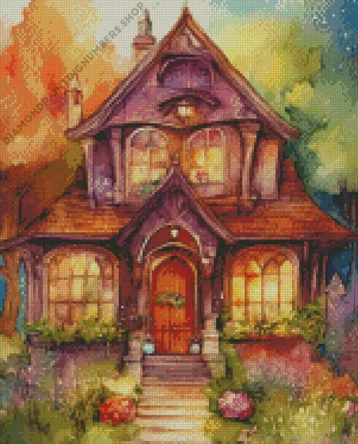 aesthetic fantasy cottage Diamond Paints